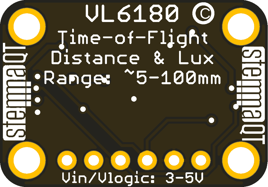 adafruit vl6180 tof传感器stemma qt 11